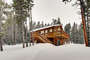 Gold Trail retreat is a great cabin in its winter wonderland mode.