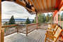 This is another view of the deck and the great views!