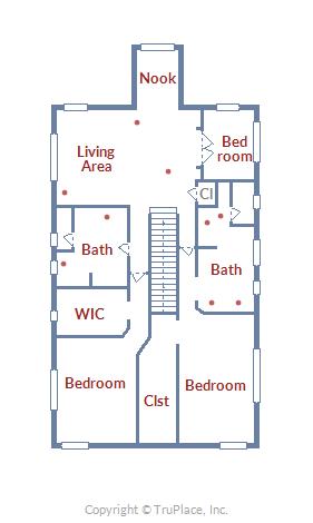 1st Level floor plan