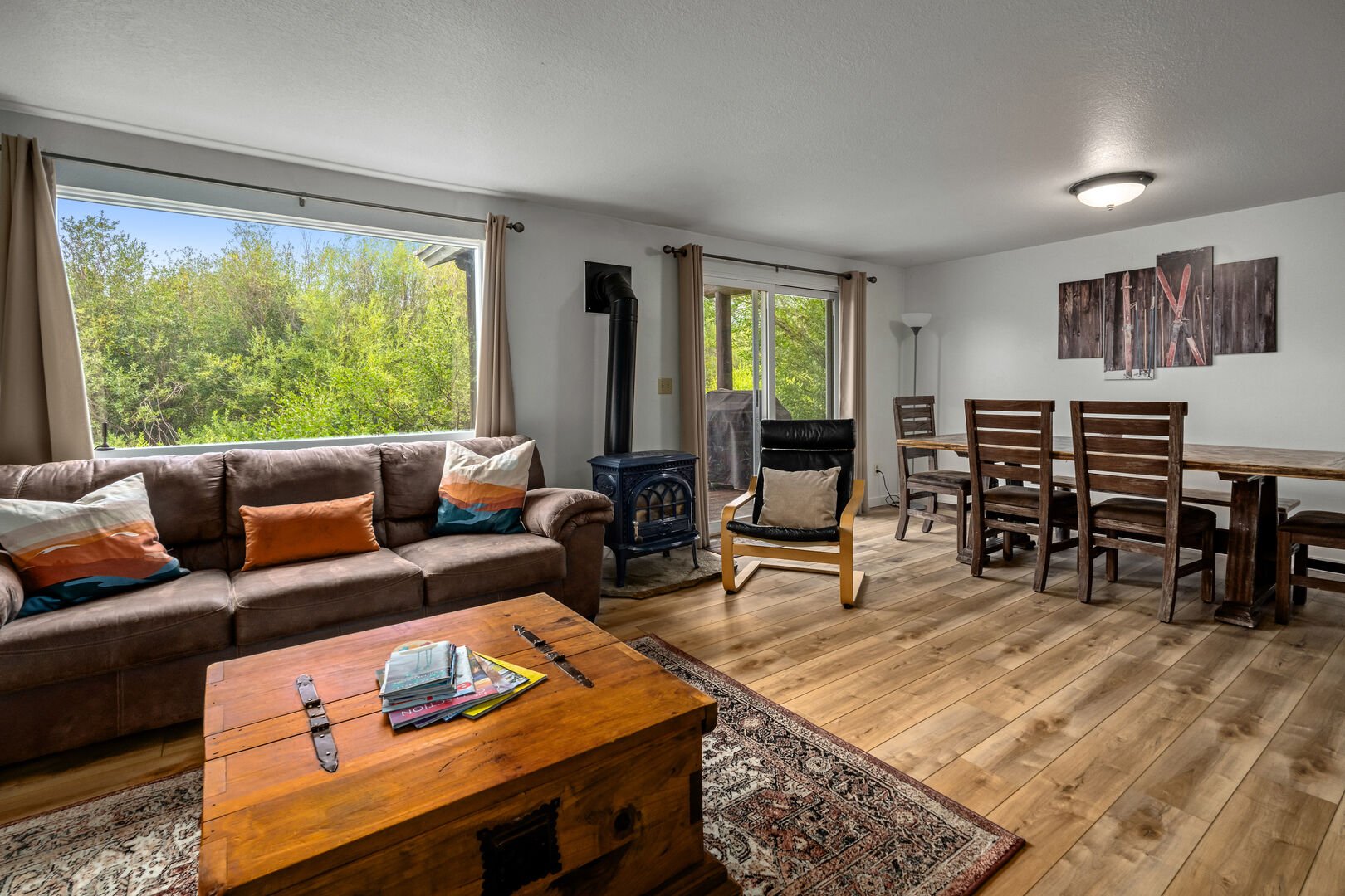 Living Room and Deck Backs to Open Space, Walton Creek and the Core Trail!