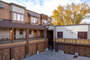 Garage and front door to this pet friendly steamboat springs condo