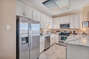 Beautifully upgraded kitchen with stainless steel appliances