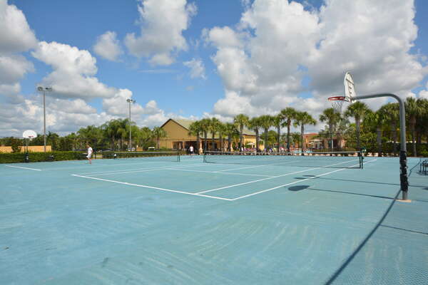 On-site facilities:- Tennis/basketball courts