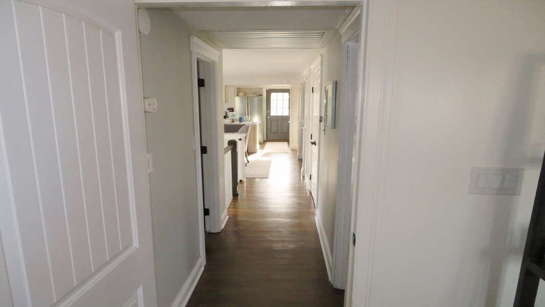 View down upper level hallway from kitchen entrance - 10 Seventh Street Harwich Cape Cod - New England Vacation Rentals