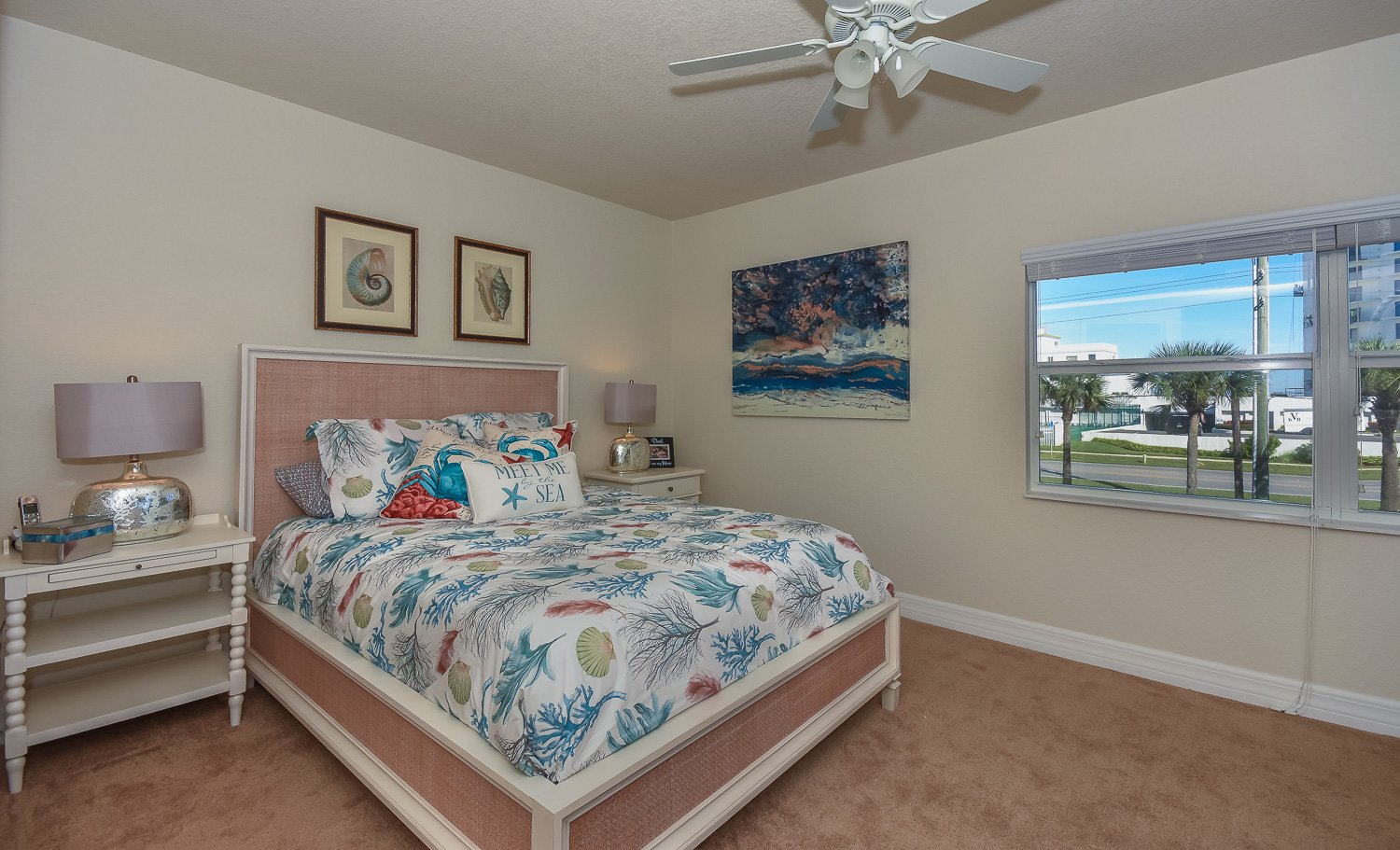 Bedroom in our condo for rent in New Smyrna Beach FL
