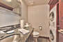 Main Level Half Bath with Front Load Washer/Dryer