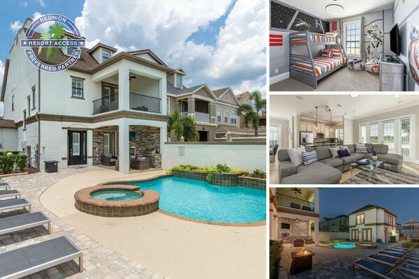 This luxurious 7 bedroom home features all of the amenities you can dream of for your Orlando vacation | PHOTOS TAKEN: June 2019