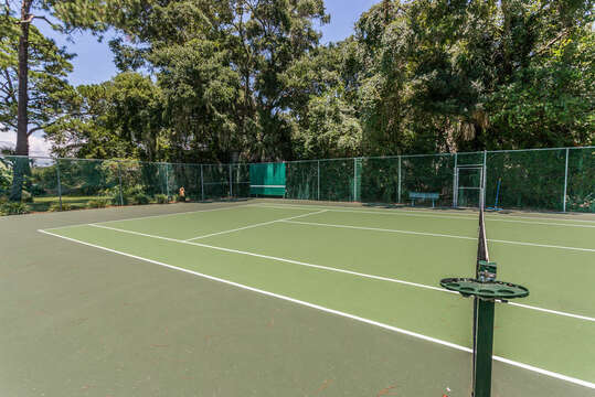 Tennis court at The Beach Club at St. Simons