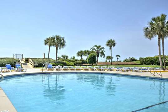 Pool area at The Beach Club at St. Simons