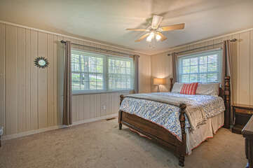 Main Level Bedroom with a Queen Bed