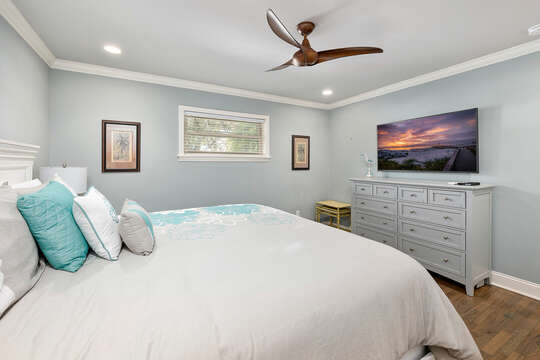 Master Bedroom with HD TV