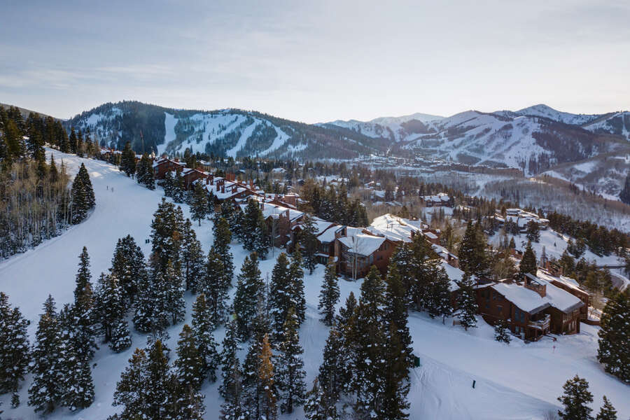 Abode at Stag Lodge sits on Deer Valley's Success & Last Chance runs with direct ski-in/ski-out access