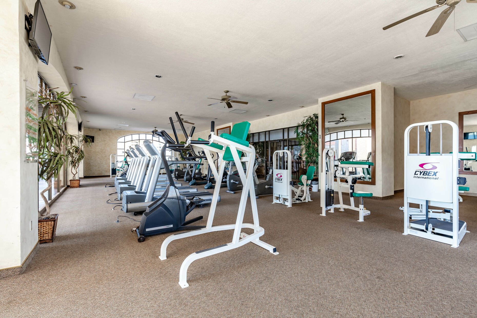 Gym located on 2nd floor