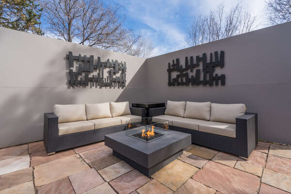 Fire Pit Table and Comfortable Patio Furniture