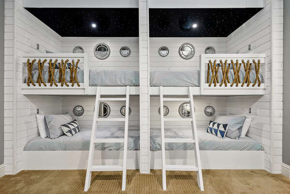 Sail the seven seas in this kids bedroom