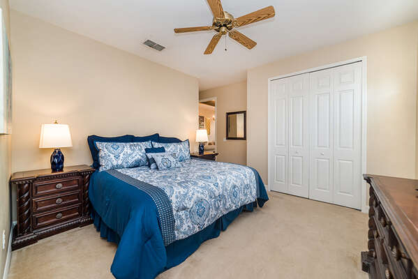 Relax in this light and airy upstairs king bedroom