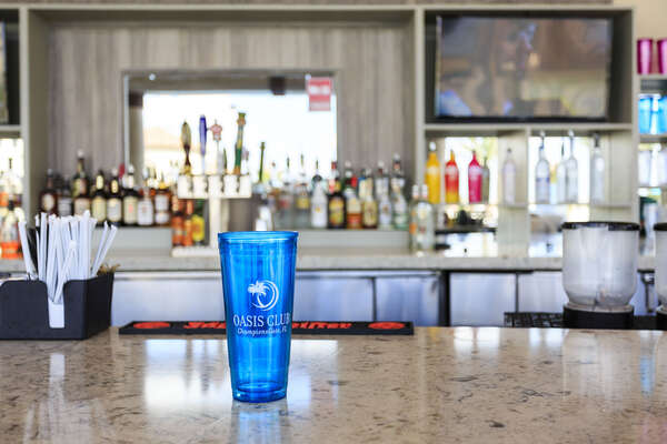 The tiki bar will have everything you need to enjoy a day at the community pool including drinks and food