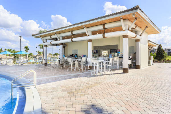 Go grab a drink from the tiki bar and truly relax as you lounge by the pool