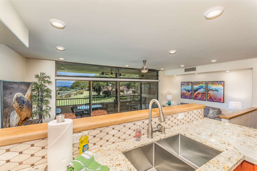 Kitchen with a View in Lahaina