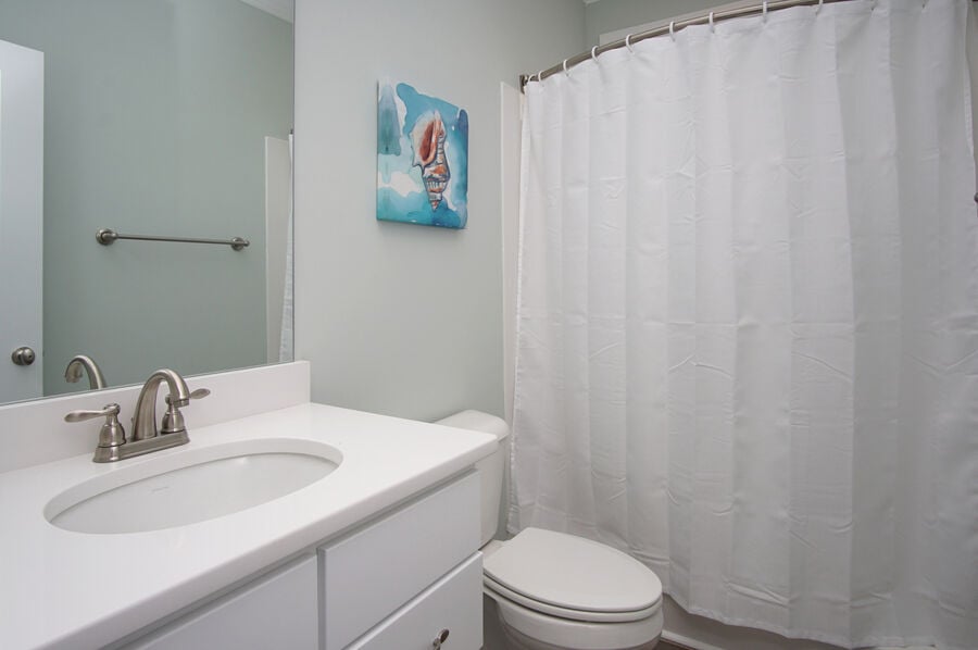 Afterdune Delight  oceanfront vacation condo in Cherry Grove, North Myrtle Beach | bathroom 3 | Thomas Beach Vacations