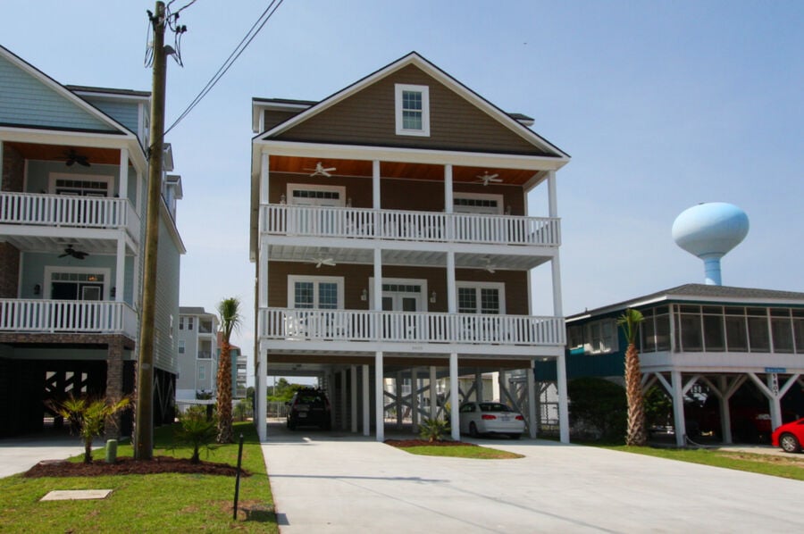 Another Day in Paradise vacation rental in Cherry Grove, North Myrtle Beach | building view 2 | Thomas Beach Vacations