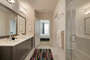 Dual Vanities with Walk-in Glass Shower - Temporary Housing Atlanta - 1-Bedroom Spectacular Suites