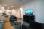 Contemporary Open Kitchen and Living Room - Furnished Apartments Midtown Atlanta - 1-Bedroom Spectacular Suites