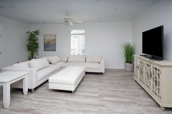 Admirals Quarters A vacation home in Cherry Grove, North Myrtle Beach | living room 1 | Thomas Beach Vacations