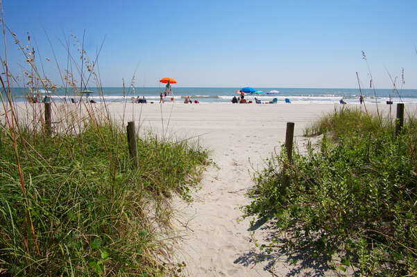 Ashworth 1704 oceanfront vacation rental in Ocean Drive, North Myrtle Beach | beach access | Thomas Beach Vacations