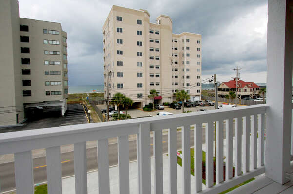 Another Day in Paradise vacation rental in Cherry Grove, North Myrtle Beach | balcony view 2 | Thomas Beach Vacations