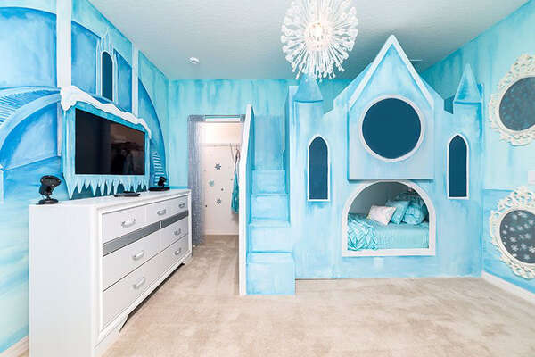 Princesses will love their own winter wonderland  bedroom
