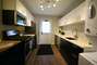 Brookwood Courtyard Condos - Complete Galley Kitchen with Full-Size Appliances