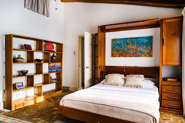 You stroll from #4 Oceanview Master suite into the next-door wonderland of #6 Ocean view Bedroom.