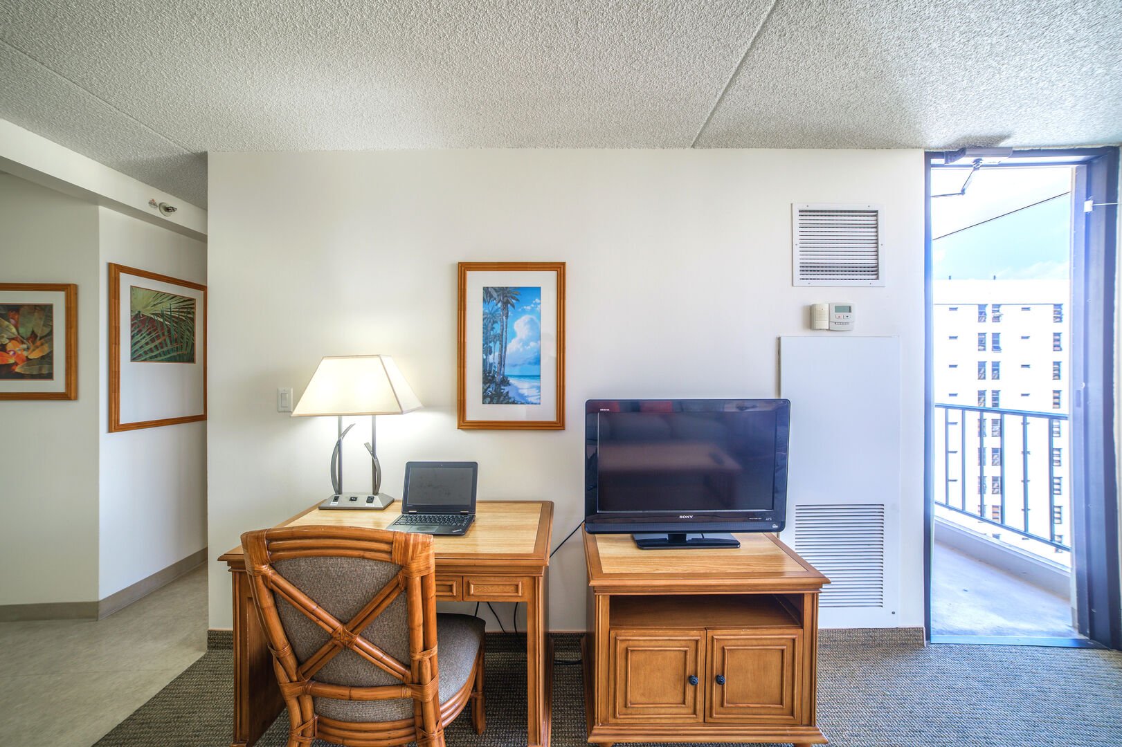 Work from the luxury of your Waikiki condo while on vacation