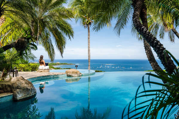 not to mention the breathtaking ocean view from the pool.