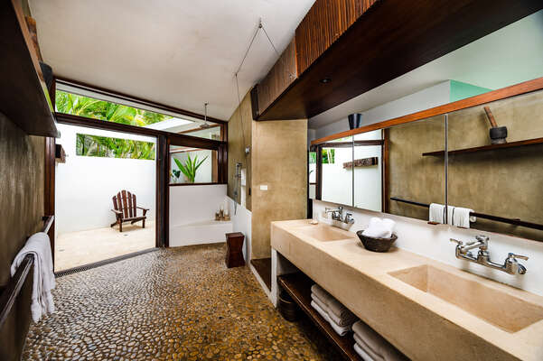 #1. His and Hers Double Sink Bathroom, Each with Its Own Side..