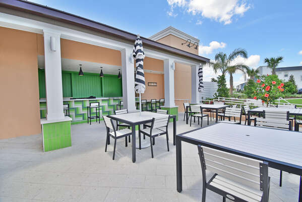 Community Amenity-outdoor seating/dining