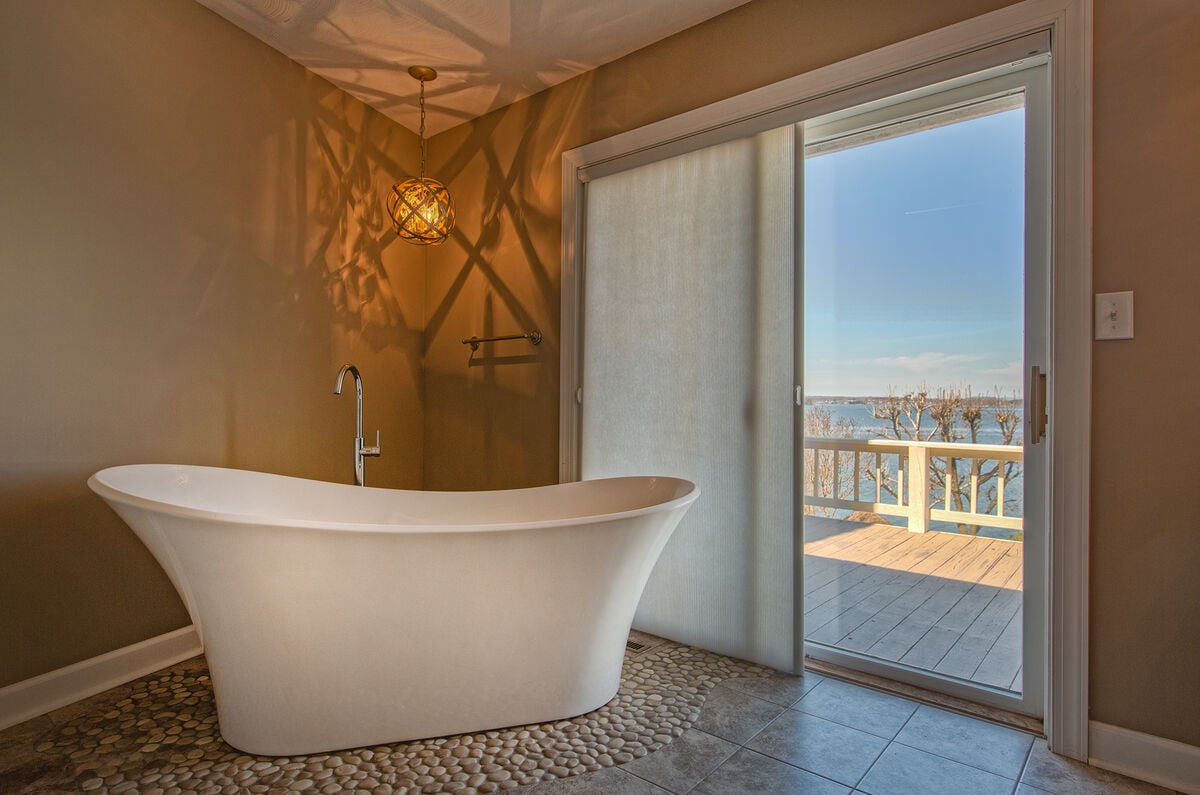 Large Soaking Tub with a View