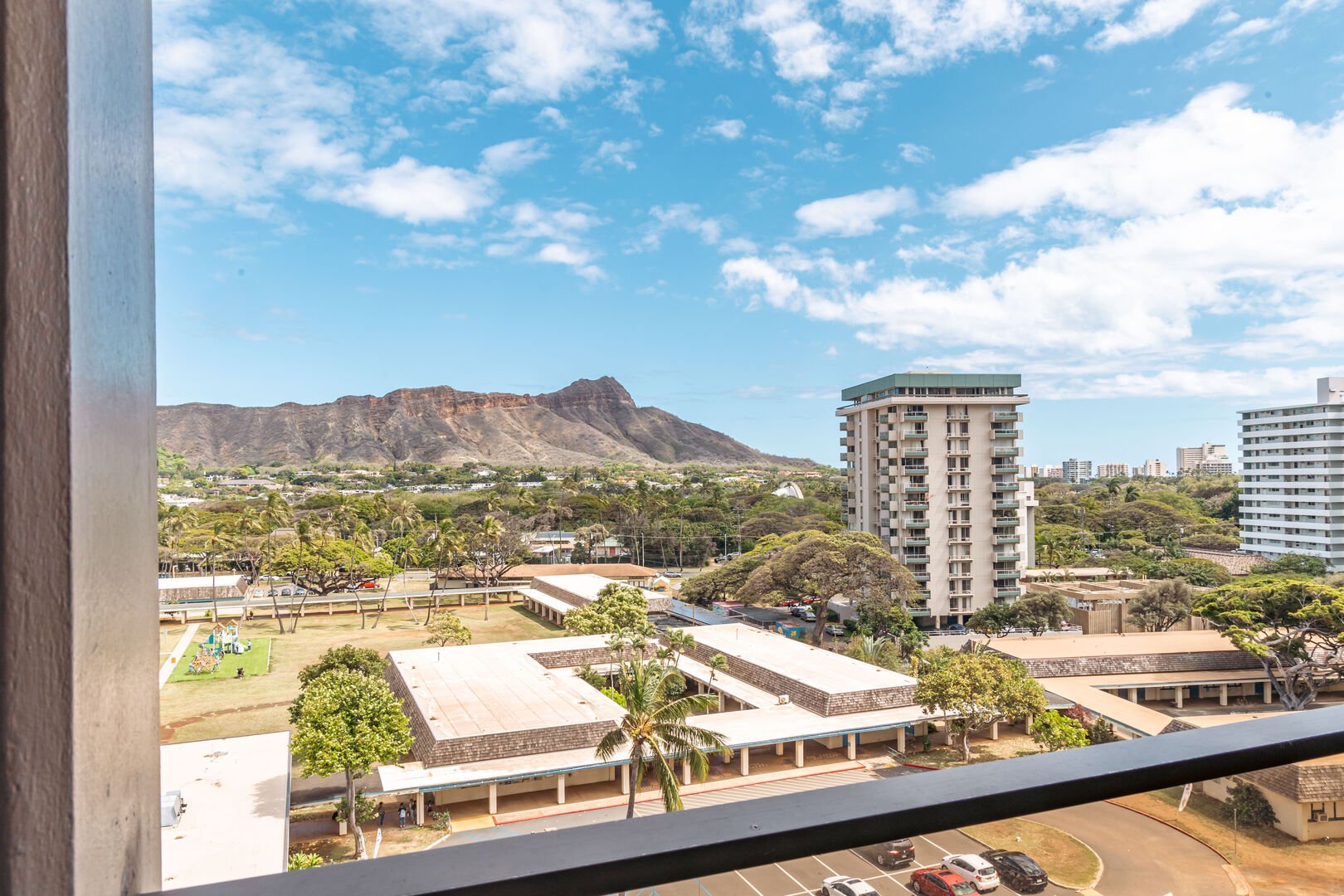 Stunning diamond head view from your balcony.