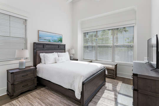 Guest Bedroom with sunlight streaming in