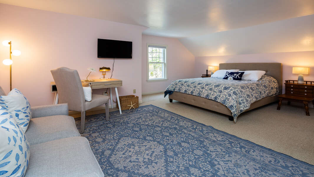 Bedroom #1 -  Queen Bed Master - Flat Screen TV- 790 Queen Anne Road Harwich- Cape Cod New England Vacation Rentals