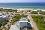 Aerial Picture of our Rental and Beach.