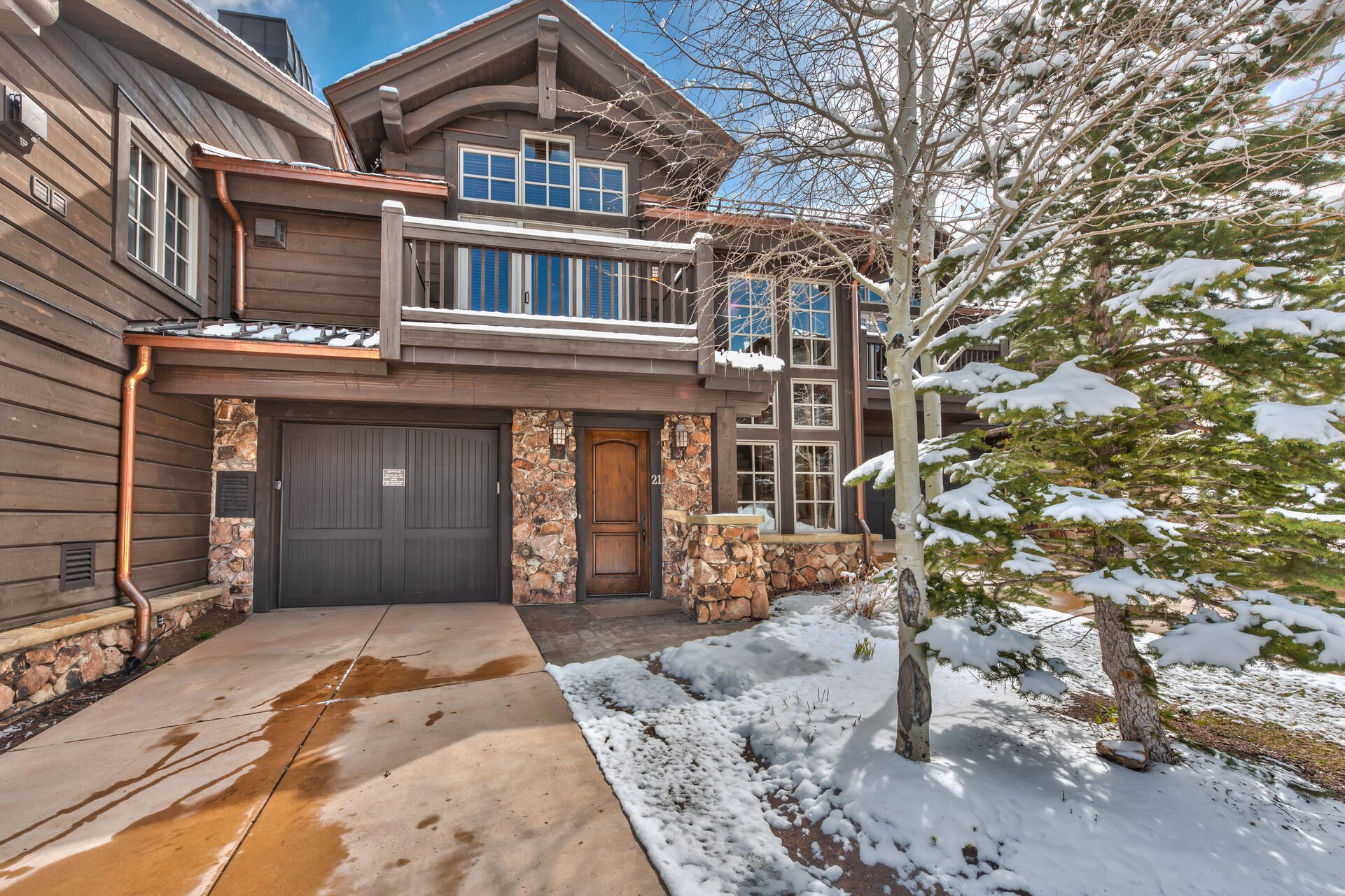 Front Entry and One-Car Garage and Parking for Oe Vehicle in the Driveway