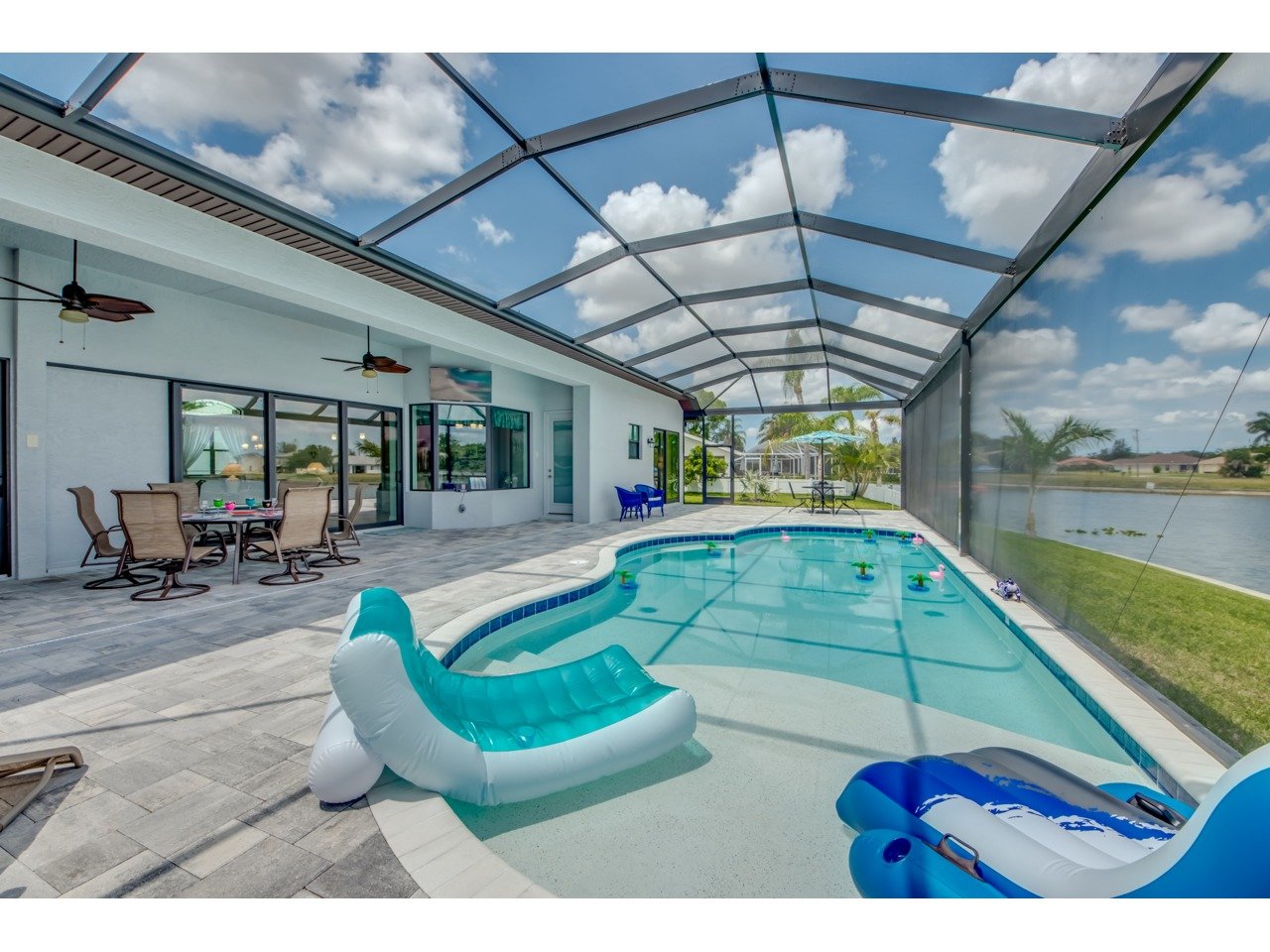 3 bedroom vacation rental with heated pool