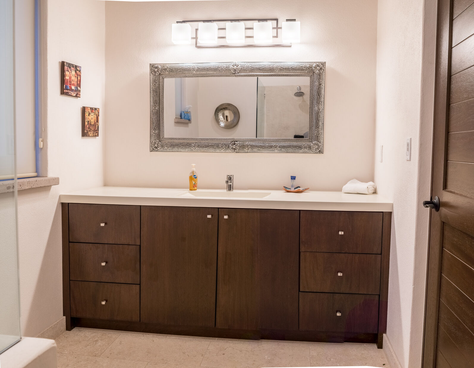 Full Downstairs Bathroom / Vanity Mirror
