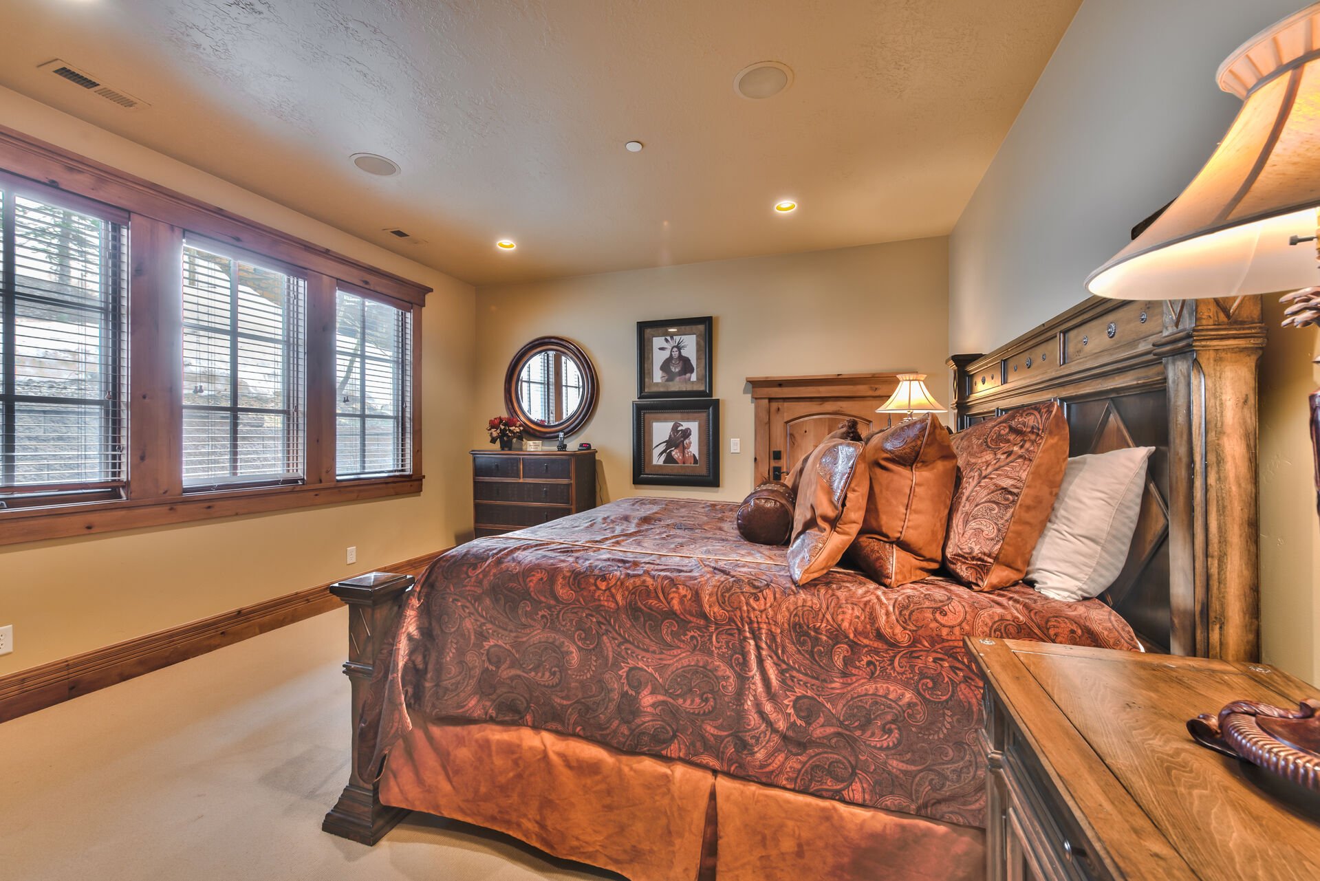 Master Bedroom 2 with a King Bed and Private Bath