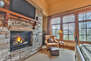 Cozy Fireplace and Large Windows to Bring in the Natural Light