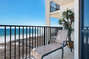 Private balcony overlooking the beach and Gulf of Mexico.