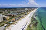 Aerial View of Rental and Beach