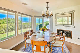 Large windows in dining room for tons of natural light.